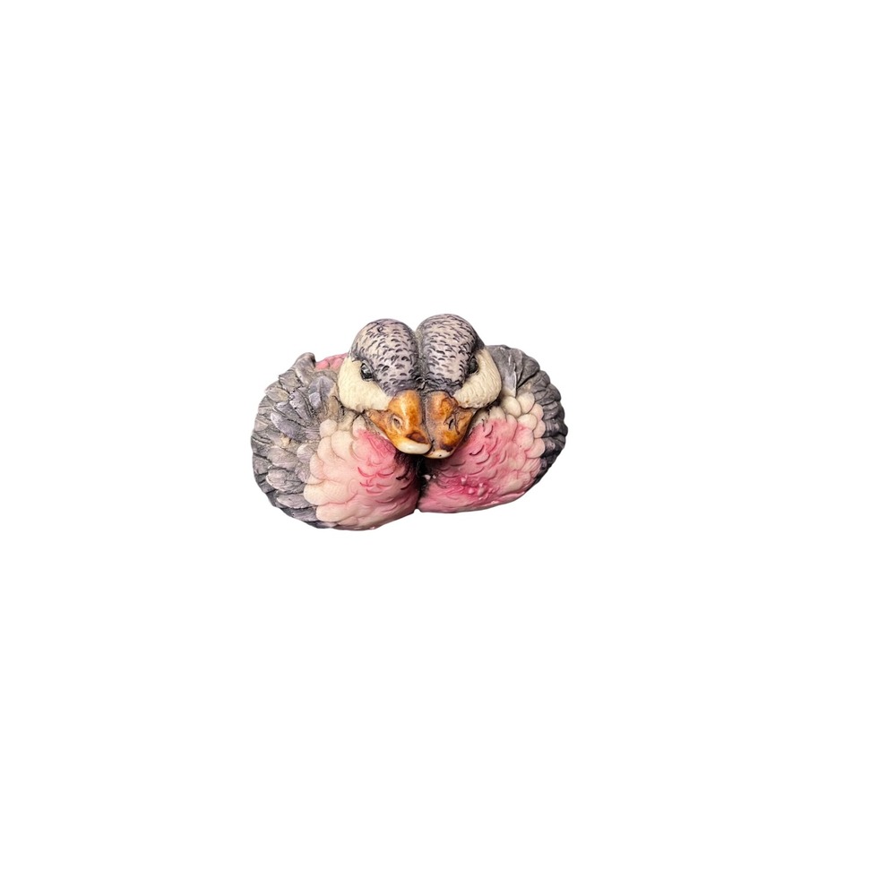 Artefice Ottanta Made in Italy Miniature Figurine Two Birds Kissing‎